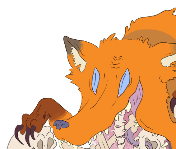 Crazy like a fox. This was my second big clip studio paint project. 2023