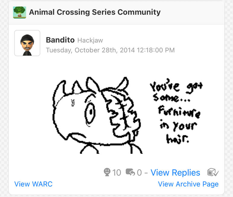 Tank has probably the worst/most economically efficient toupee in all of Animal Crossing.